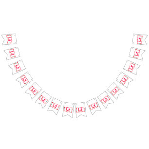 Love Valentine's Day Bunting Banner