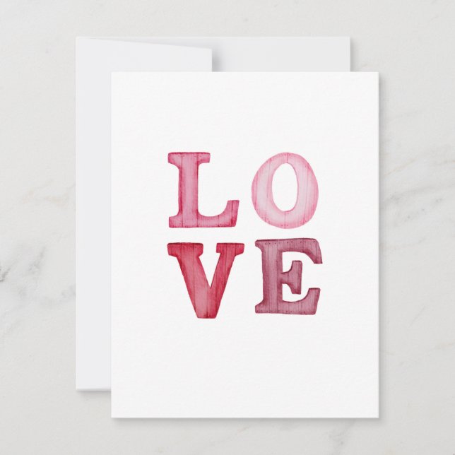 Love Valentine's Day Card (Front)