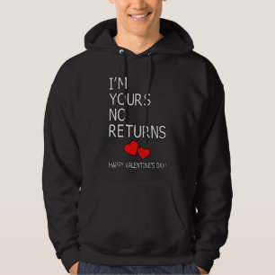 Love Valentine's Day Couples Heart Funny Gift Idea Hoodie
