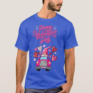 LOVE Valentines Day Gnome Couple Truck Valentine 2 T-Shirt