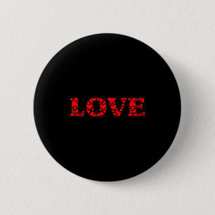 Love Valentines Day Hearts 6 Cm Round Badge