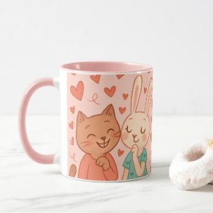 Love Valentine's Day Pink Cute Mug