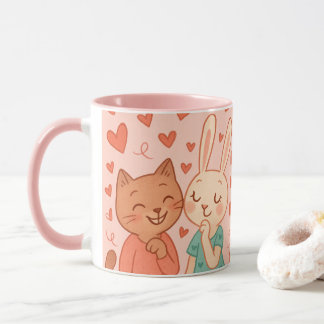 Love Valentine's Day Pink Cute Mug
