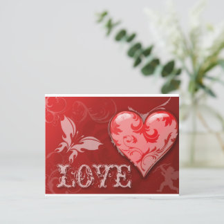 Love Valentines Day Postcard