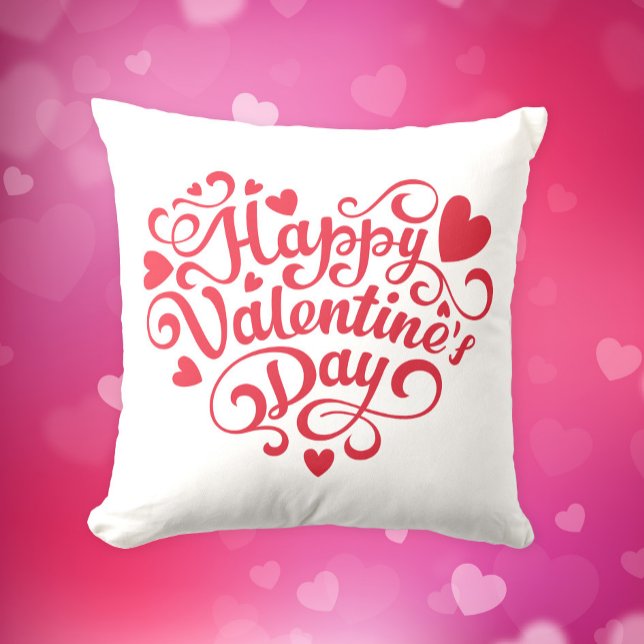 Love Valentine's Day Red Cushion (Creator Uploaded)
