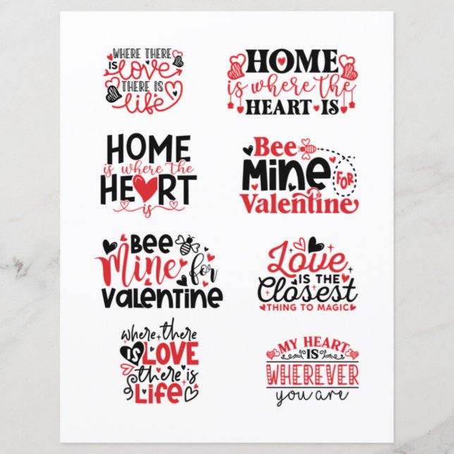 Love Valentines Day Romantic Quotes (Front)