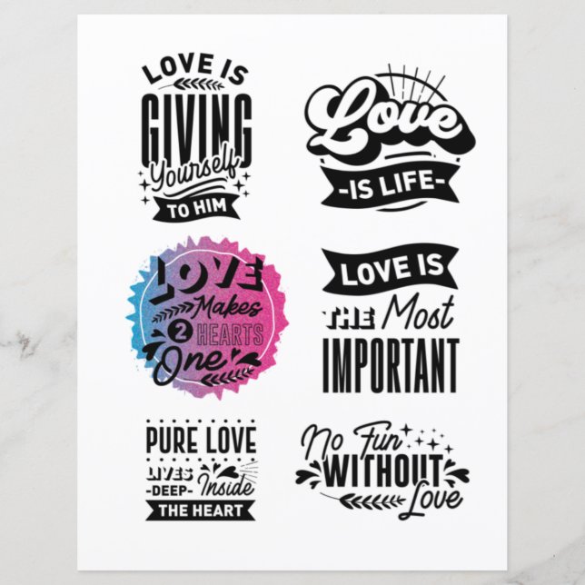 Love Valentines Day Romantic Quotes (Front)