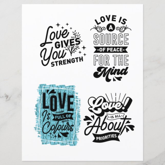 Love Valentines Day Romantic Quotes (Front)
