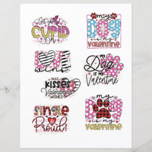 Love Valentines Day Romantic Scrapbook elements
