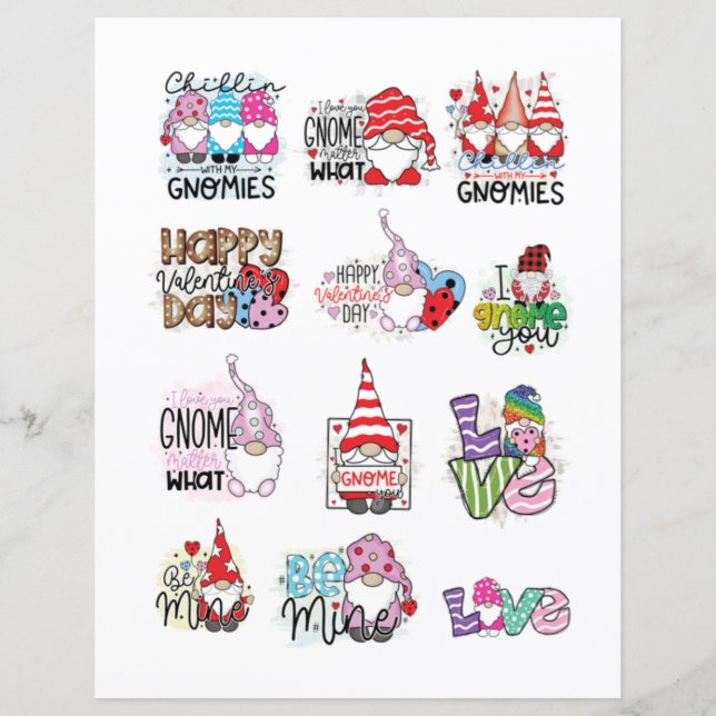 Love Valentines Day Romantic Scrapbook elements  (Front)