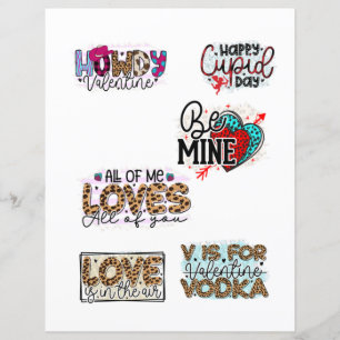 Love Valentines Day Romantic Scrapbook elements