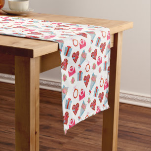 Love Valentines Day  Short Table Runner