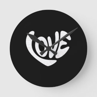 Love Valentine's Day Women's Valentine's Day Essen Round Clock