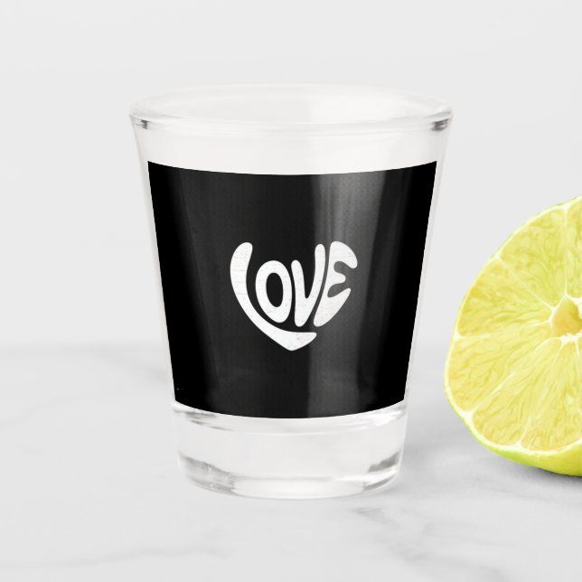 Love Valentine's Day Women's Valentine's Day Essen Shot Glass (Front)
