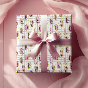 LOVE Valentine's Day Wrapping Paper