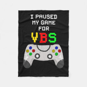Love Vbs 2024 Video Game Vacation Bible School Gam Fleece Blanket