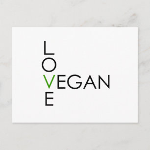 Love Vegan Postcard