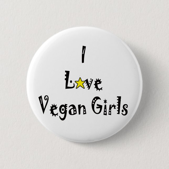 Love Vegans Button (Front)