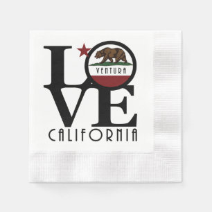 LOVE Ventura California Stone Coaster Napkin