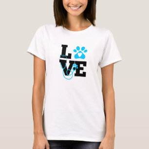 Love Veterinary Medicine Vet Tech Week Teacher Pri T-Shirt