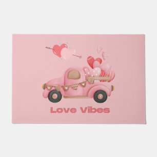 Love vibes , valentine's day 2023     doormat
