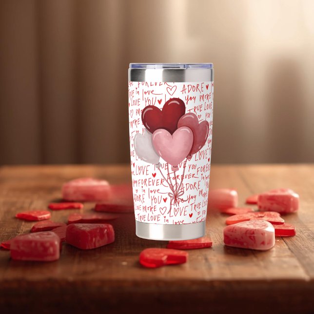 Love Vibes Water Bottle Insulated Tumbler (Creator Uploaded)