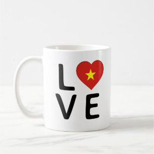 Love - Vietnam Flag Coffee Mug