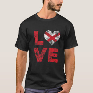 Love Vintage Alabama State Flag T-Shirt
