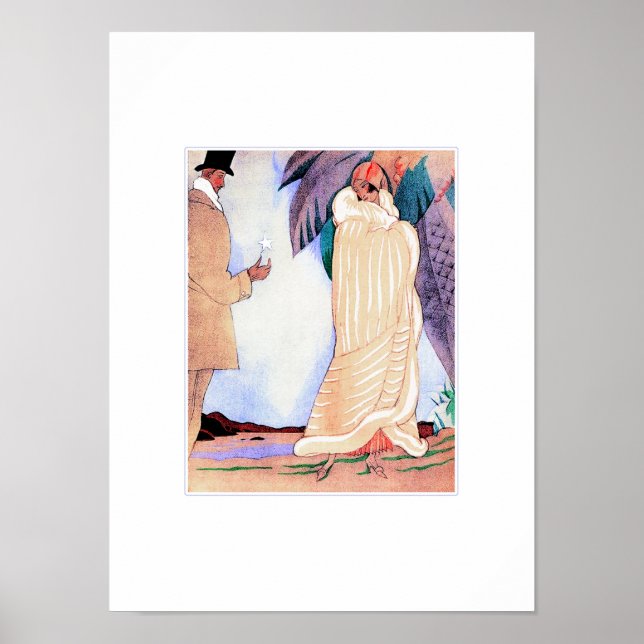 Love. Vintage Art Deco Print (Front)