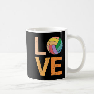 Love Volleyball Best Fun Birthday Present for Girl Coffee Mug