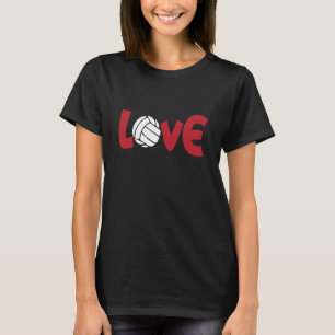 Love Volleyball Coach Fan Player Beach Volleyball  T-Shirt