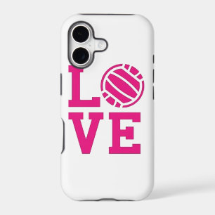 Love Volleyball phone case