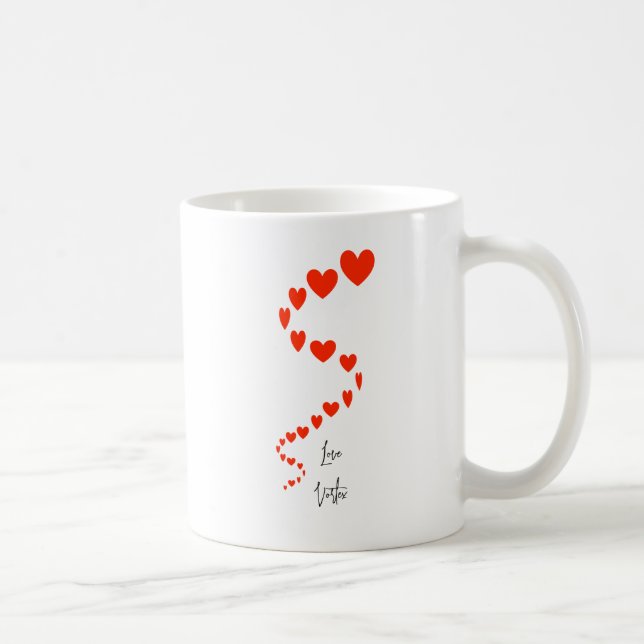 "Love Vortex" Mug: design on both sides Coffee Mug (Right)