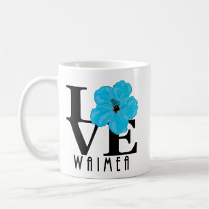 LOVE Waimea Blue Hibiscus 11oz Coffee Mug