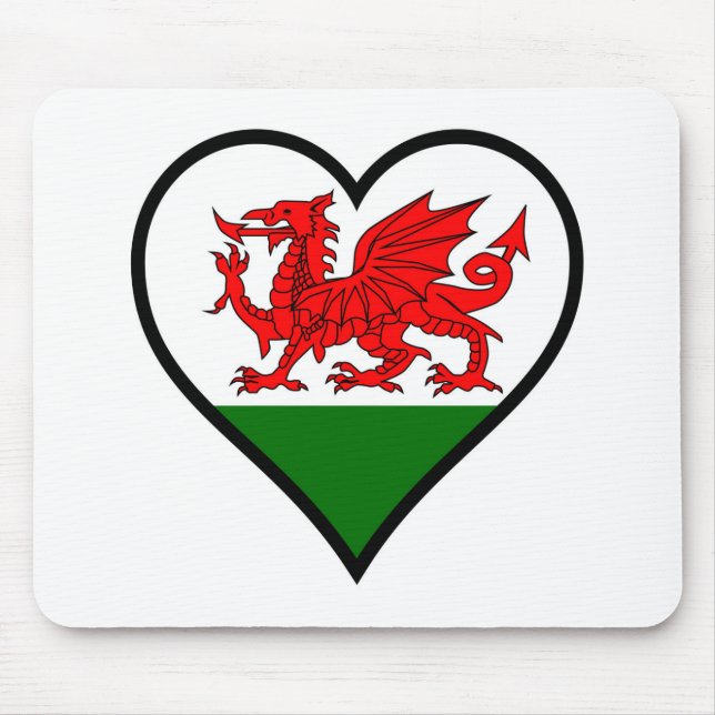 Love Wales Mouse Pad (Front)