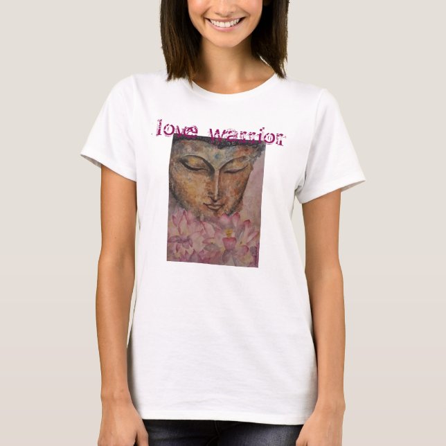 Love Warrior Buddha Watercolor Tank (Front)