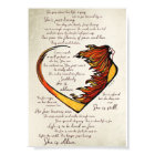 Love Warrior Poem 5"x7" Art Print