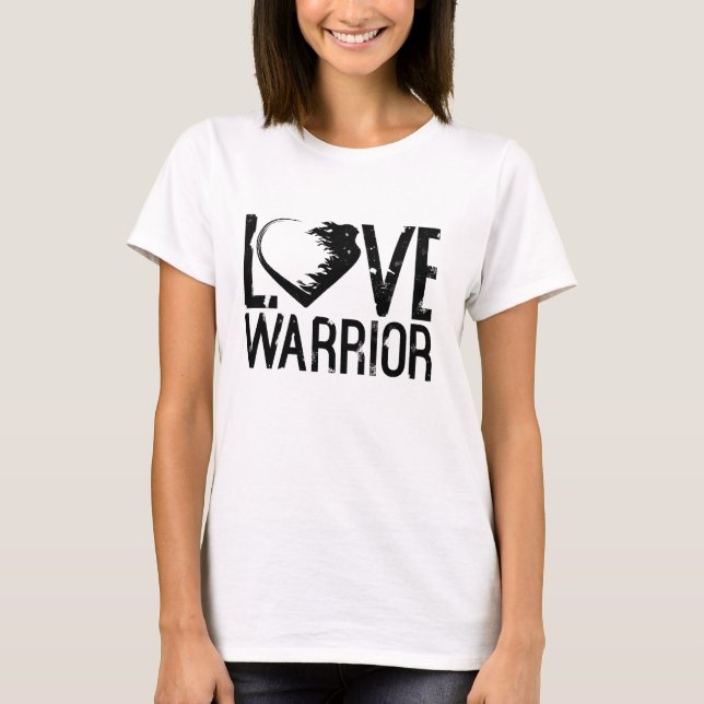 Love Warrior Slouchy Boyfriend T-Shirt (Front)
