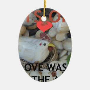 Love was in the Air Ceramic Tree Decoration