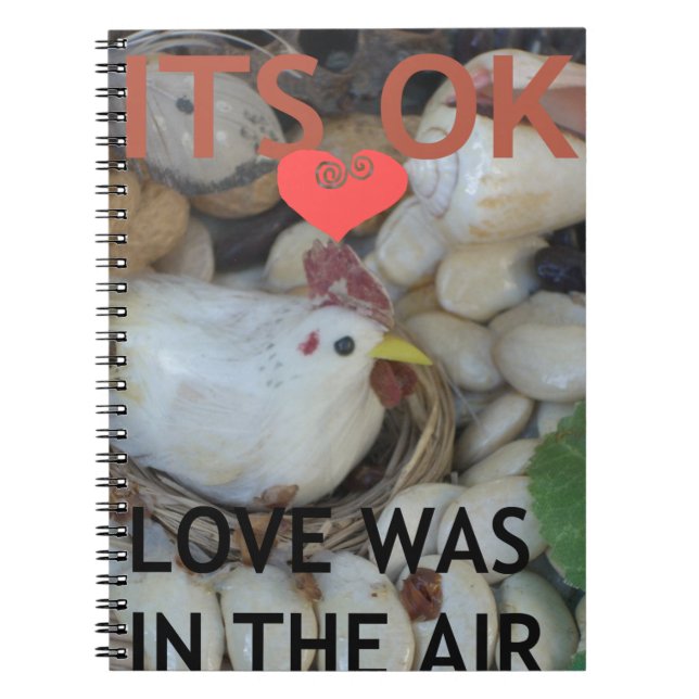 Love was in the Air Notebook (Front)
