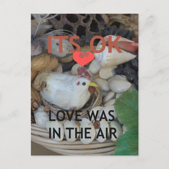 Love was in the Air Postcard (Front)