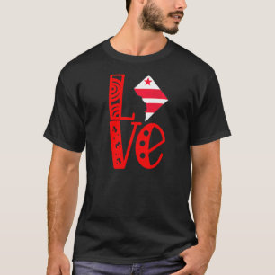 Love Washington Dc In Block Letters T-Shirt