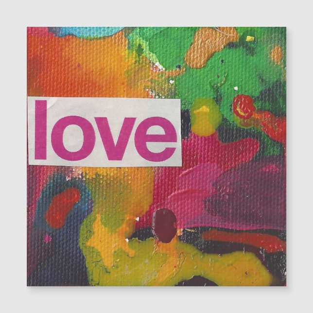 Love watercolor collage (Front)