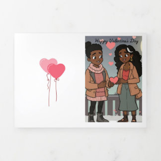 Love - We Tri-Fold Holiday Card