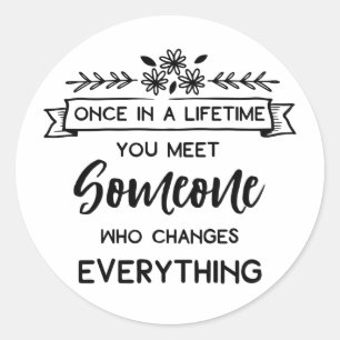 Love Wedding Bridal Shower Engagement Anniversary Classic Round Sticker