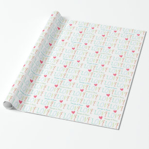 Love Wedding Custom Wrapping Paper