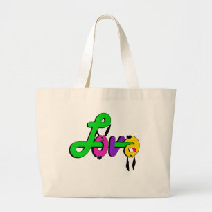Love, wedding large tote bag