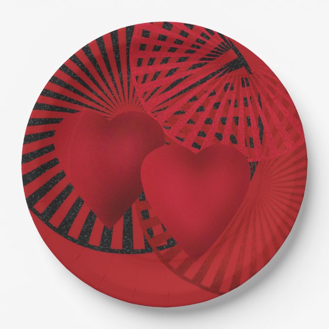 Love ,Wedding Paper Plate (Front)