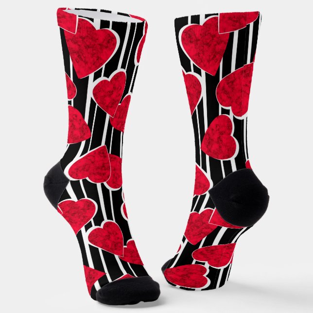 Love, wedding, Valentine's day Socks (Angled)