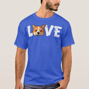 Love Welsh Corgi Mom Funny Welsh Corgi Dad T-Shirt